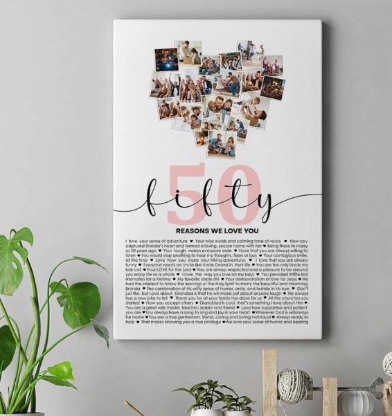 50 Reasons Love You Print