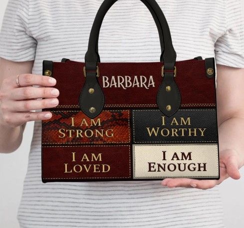 Personalized Leather Hand Bag