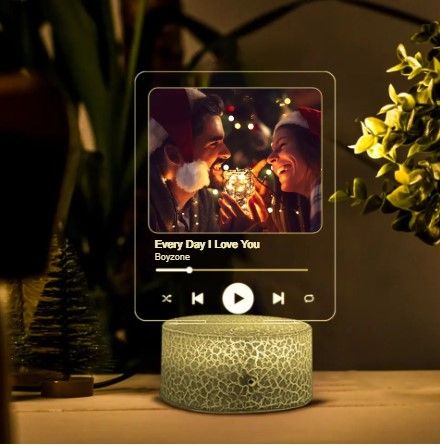 Song 3D LED Night Lamp for Music Lovers