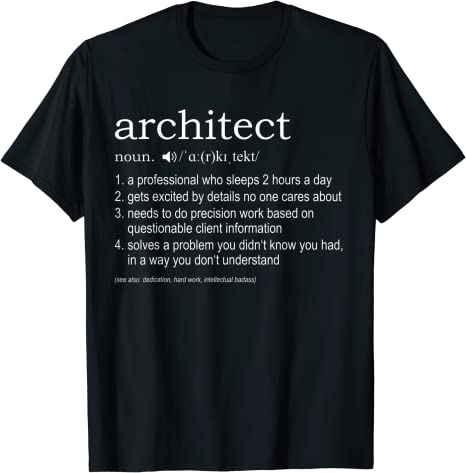 Architect Definition T-Shirt