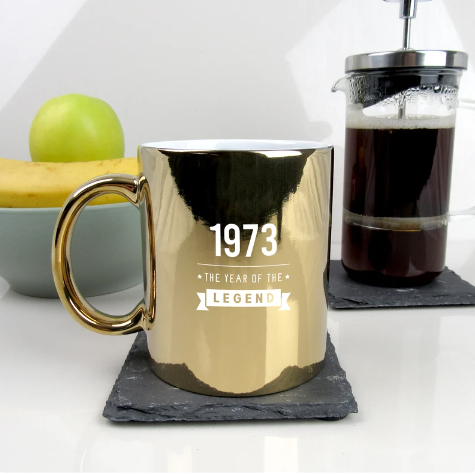 Silver Metallic Mug
