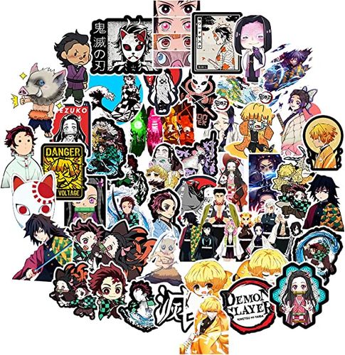 Anime Mixed Stickers[100 Pcs] Vinyl Waterproof Stickers for Laptop Water  Bottles for Skateboard Computer Phone Anime Sticker Pack for  Kids/Teen(Anime