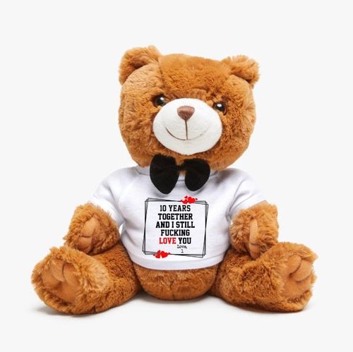 Best 10th Anniversary I Still Fucking Love You Teddy Bear