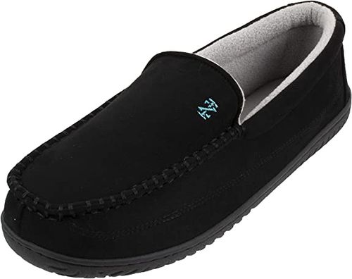 Two-Tone Moccasin Slipper