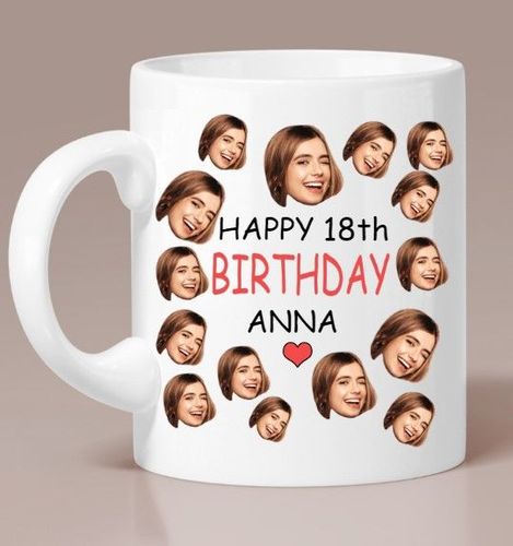 Happy 18th Birthday Custom Mug