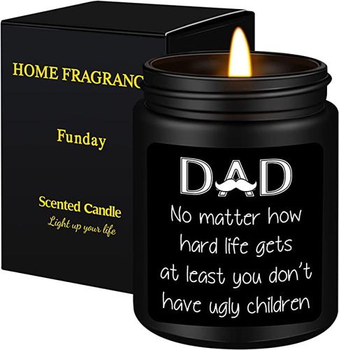 Funny Sandalwood Scented Candle