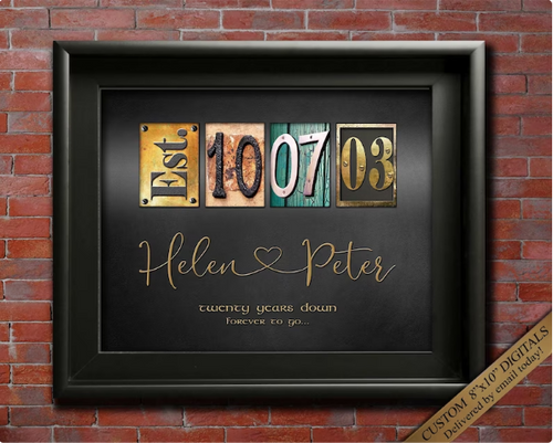 Anniversary Custom Digital Print