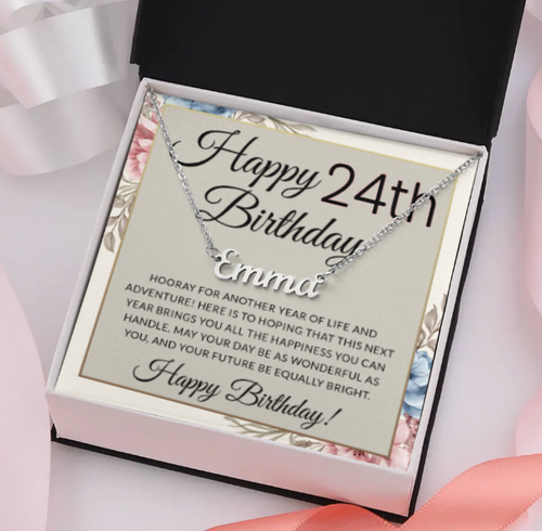 24th Birthday Gift for Her & Him, 24 Year Old Gift for Men Women, Happy 24th  Birthday Party Decoration Invitation Card, Personalized Collage - Etsy  Denmark