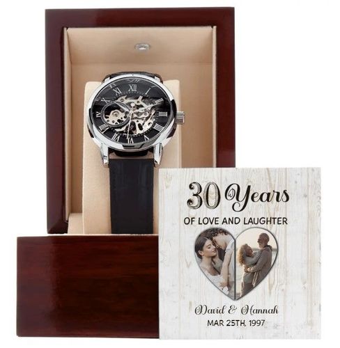 Custom 30th Anniversary Watch