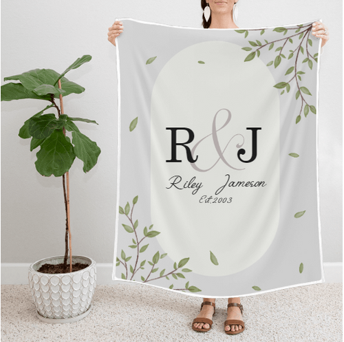 50th Anniversary Personalized Blanket