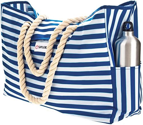 QOGiR Neoprene Multipurpose Beach Bag Tote with Inner Zipper Pocket and  Movable Board : : Clothing, Shoes & Accessories