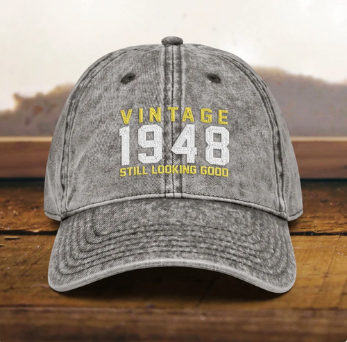 Born In 1948 Cotton Twill Cap