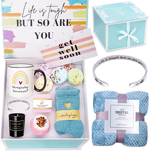 Self Care Gift Box, Thinking Of You Gift Box, Best Friend Gift Box, Lotion  & Soap Set, Gifts For Grandma, Comfort Care Package For Her