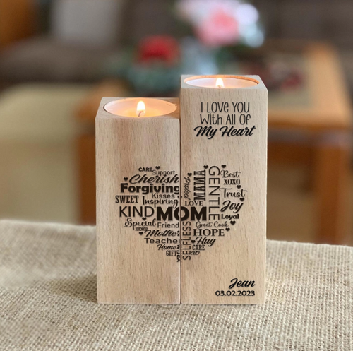 Mother's Day Candle Mom Candle I Love You Mom Candle Mother's Day Gift Mom  Birthday Gift Mother in Law Birthday Gift 