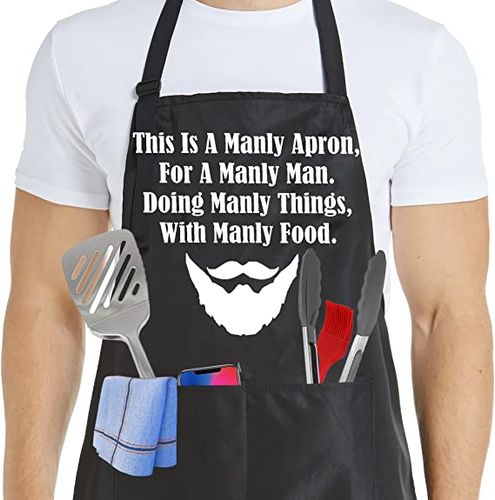 Miracu Funny Oven Mitts, Gifts for Chefs, Cooking BBQ Oven Mitt - Unique  Cooking Gifts for Cooks Dad Brother Him - Funny Kitchen Gadgets, Manly