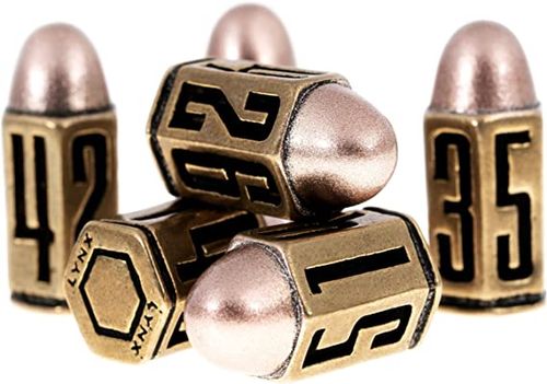 Bullet Metal Dice Set