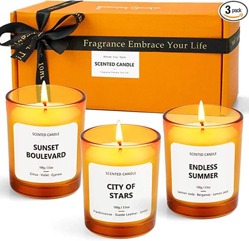 Luxury Scented Candles 6 Pack Valentines Day Candle Gifts for Woman Scented  Candles Set for Home