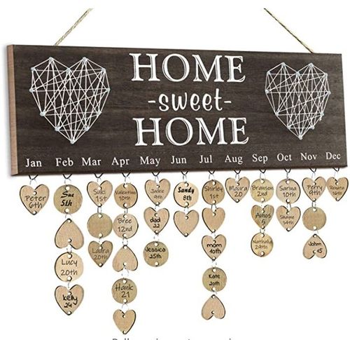 Christmas Gifts for Mom Grandma, Home Is Where Mom Is, Wooden