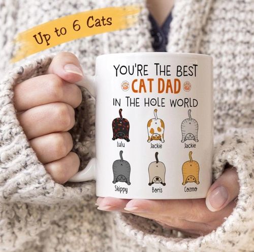 Coffee Mug Women Mom Men Dad For Mom Cat Owner Animal Love lover Gift Mugs