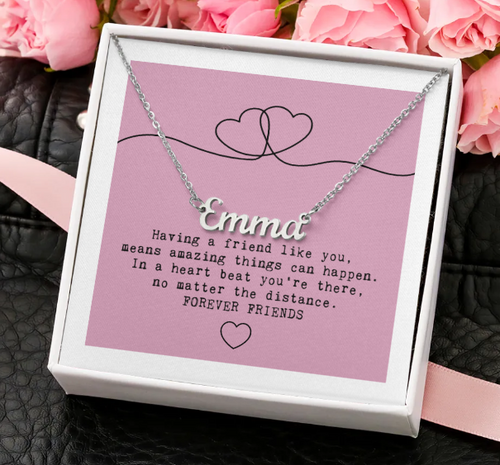 Custom Name Friend Necklace