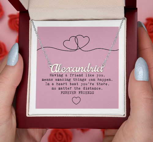 Custom Name Friend Necklace