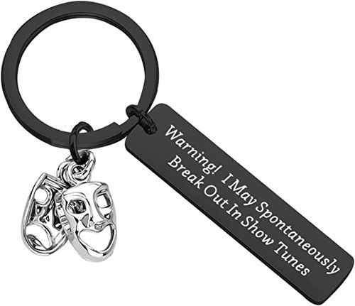 Drama Mask Keychain