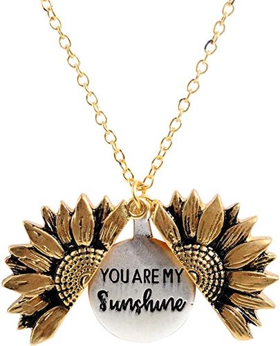 HOOHWE Sunflower Cross Necklaces for Women 925 Sterling Silver You Are My  Sunshine Cross Pendant Necklaces Religious Cross Jewelry Gift for Women  Teen Girls : Amazon.co.uk: Fashion