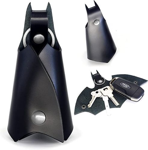 KeyChain Leather Bat
