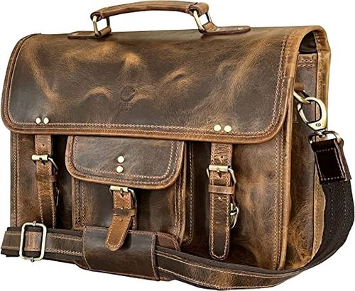 Leather Messenger Bag