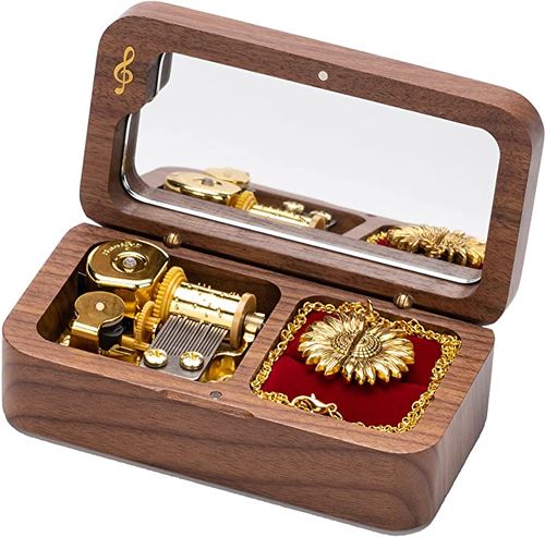 Sunflower Music Box Gifts Mother's Day Gift For Mom, Best Mom