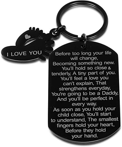 New Dad Keychain