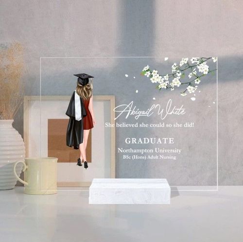 Personalized Graduation Plaque