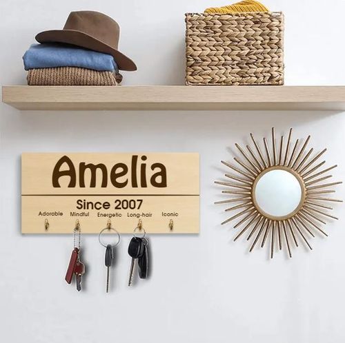 Personalized Name Key Holder Gift