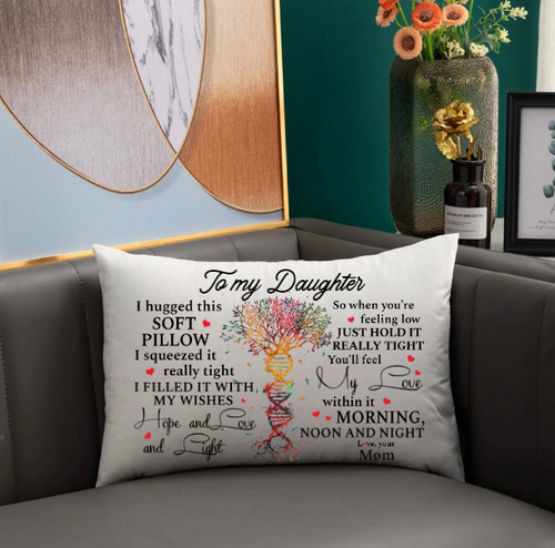 Reasons I Love You Daughter Pillow With Photo, Personalized Gifts For  Daughter From Mom, Daughter Birthday Christmas Gifts - Best Personalized  Gifts For Everyone