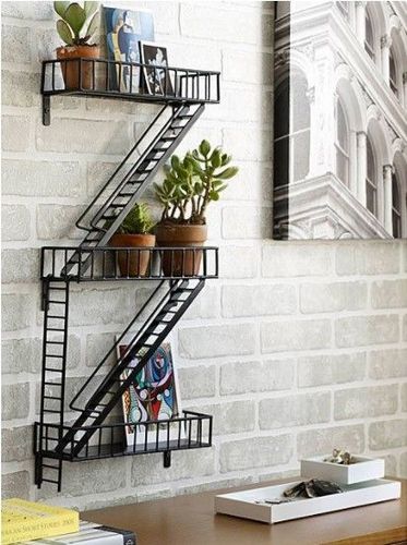 Fire Escape Shelf