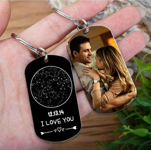 Personalized Keychain Anniversary Present