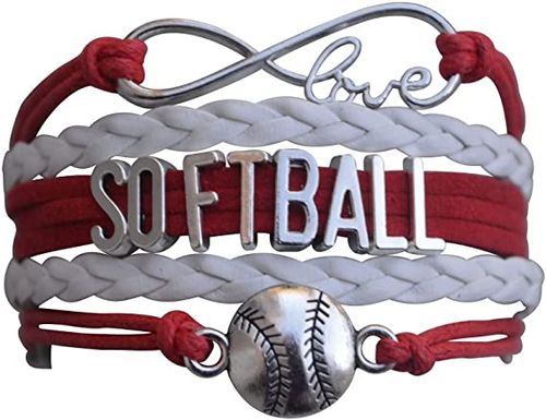 Softball Charm Bracelet