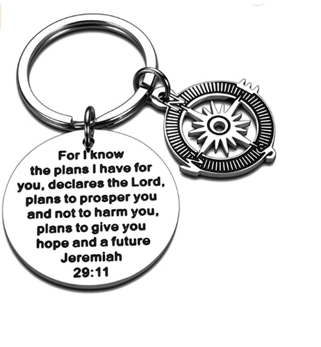 Religious Inspirational Keychain