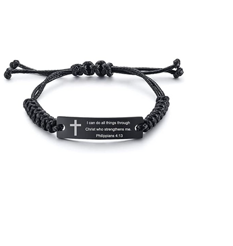 Personalized Unisex  Quotes Bracelet