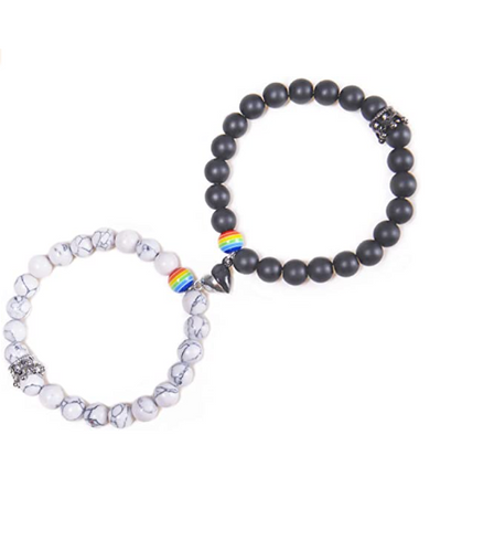 Magnetic LGBT Rainbow Gay Pride Bracelet
