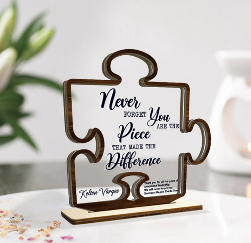 Teacher Gift - Piece of My Story Ornament | PlaqueMaker.com