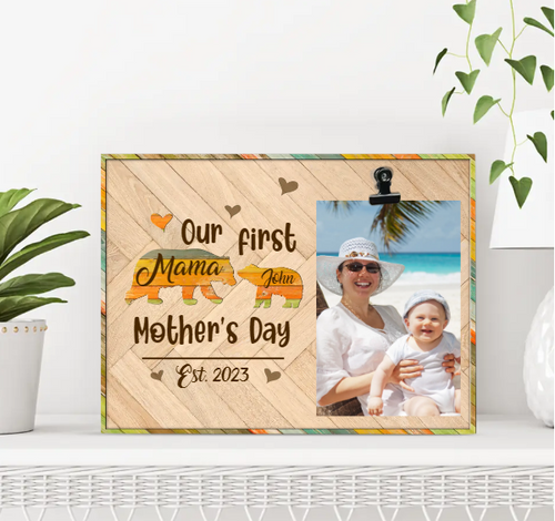 Our First Mother’s Day Picture Frame