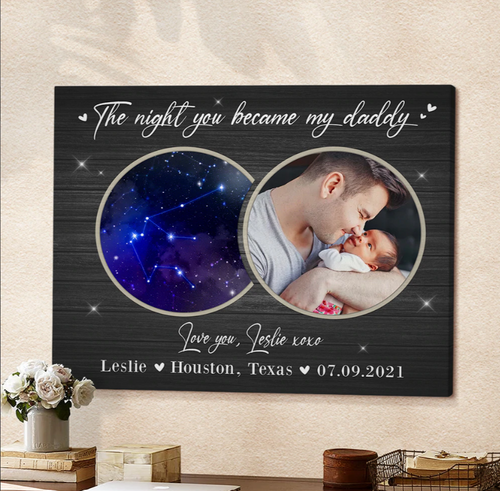 Personalized Father's Day Canvas