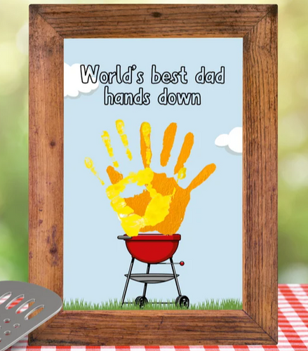 DIY Handprint Frame