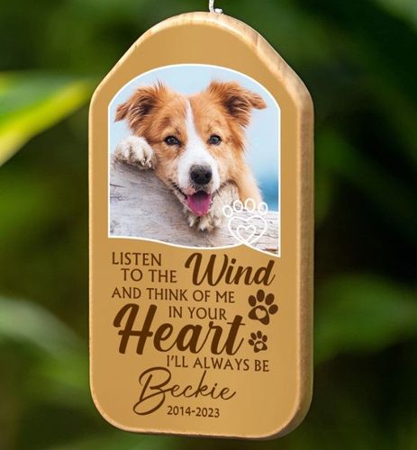 Listen To The Wind- Best Dog Memorial Wind Chimes