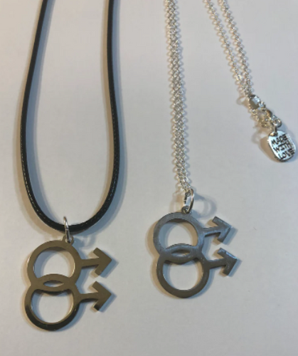 Double Mars Arrow Pendant