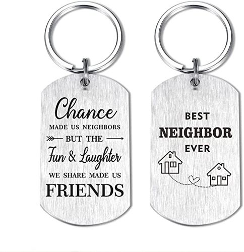 Chance Made Us Neighbors Hearts Make Us Friends - Personalized