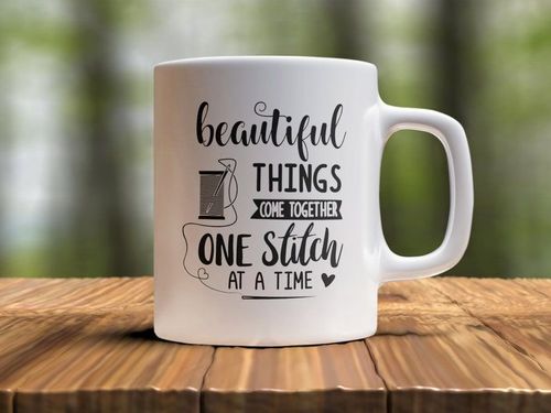 Sewing Gift Sewing Quote Mug Good Things Come to Those Who Sew