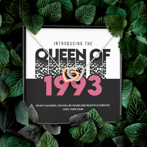 The Queen Of 1993 Personalized Necklace