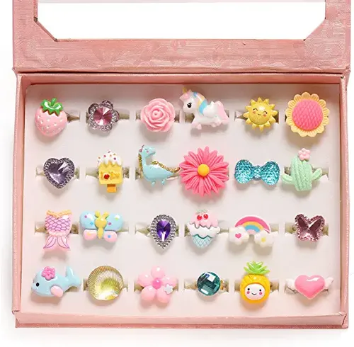 Gift 7 Years Girl|girls' Unicorn Jewelry Set - Pink Zinc Alloy Necklace &  Earrings For Christmas